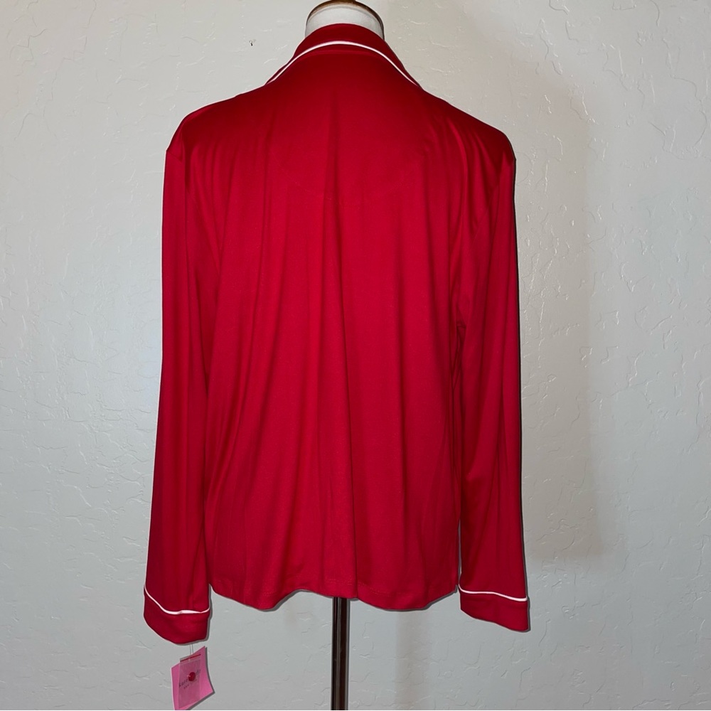🎉HP🎉New! Kate Spade Red “All Dolled Up” Pajama Pant 2pc Set XL🌹Last one! - Picture 9 of 12